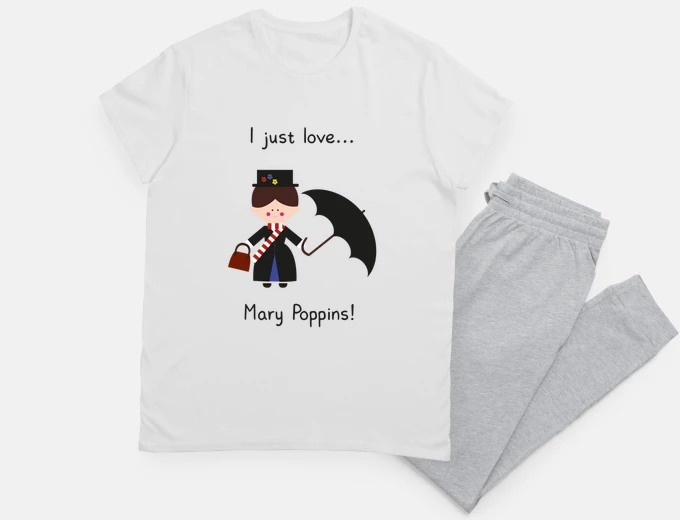 Pyjama I just love Mary Poppins