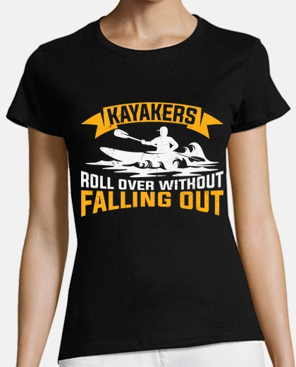 T-shirt i kayakisti si ribaltano senza cadere