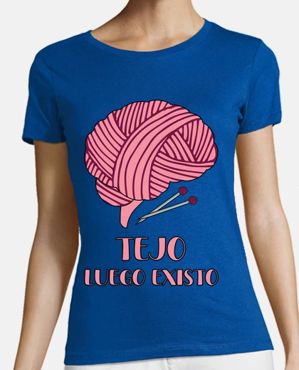 T-shirt I knit therefore I am