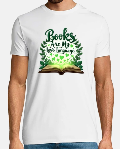 T-shirt i libri sono il mio linguaggio dell39am