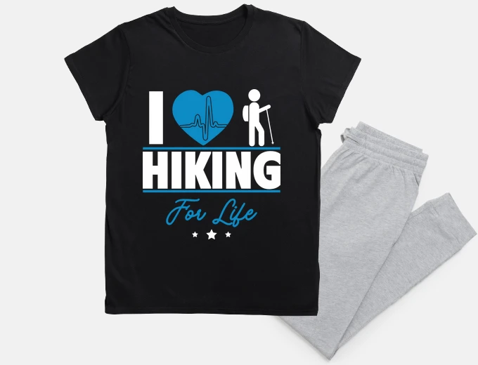 Pyjama I like hiking hiker