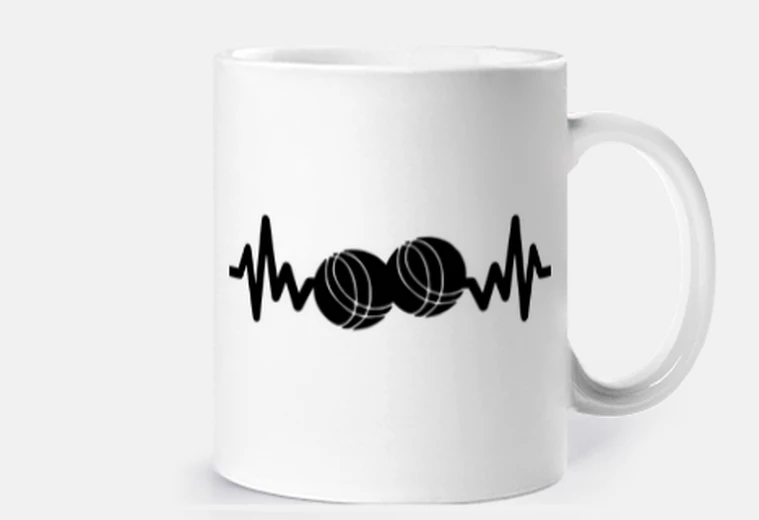 Cup I like petanque bowler