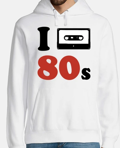 Hoodie i love 80s