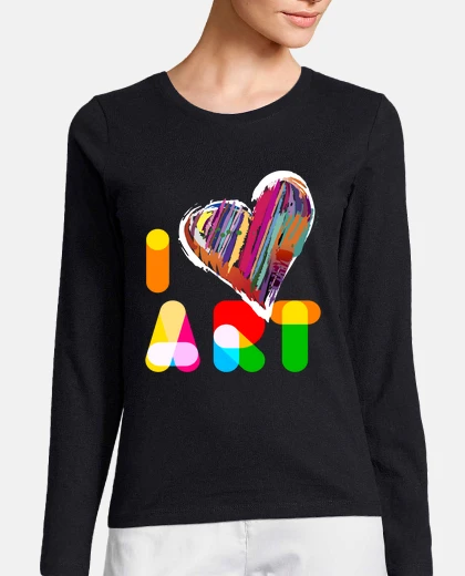 T-shirt I Love Art Artists Creative Art