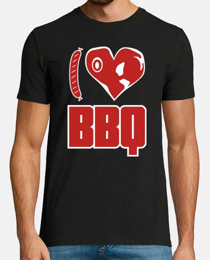 T-shirt I Love BBQ
