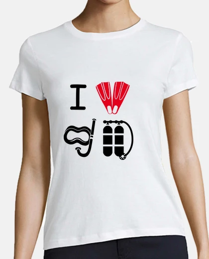 Playera I Love Buceo