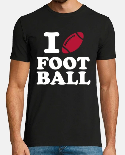 Tee-shirt i love football