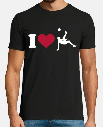 Tee-shirt i love football