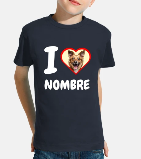 Ropa i love foto texto personalizable