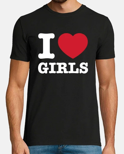Tee-shirt i love girls