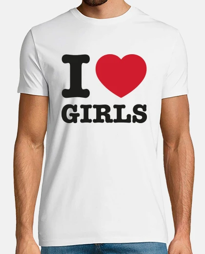Tee-shirt i love girls