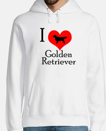 Sudadera I love golden retriever