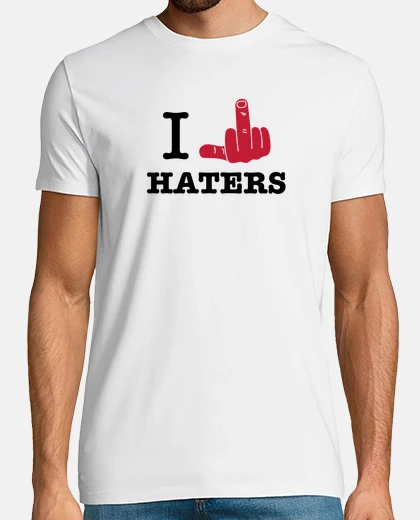 Camiseta I love Haters