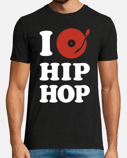 Tee-shirt I Love Hip Hop (Noir)