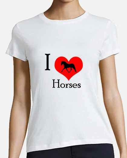 T-shirt i love i cavalli