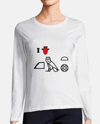 Playera I love Kemet (rojo)