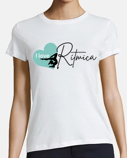 Tee-shirt i love la gymnastique rythmique