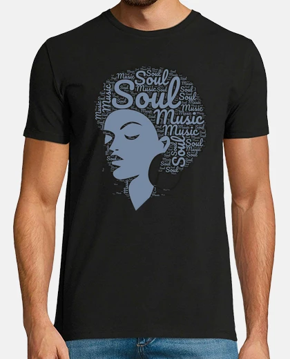 Tee-shirt i love la musique soul des années 70 et