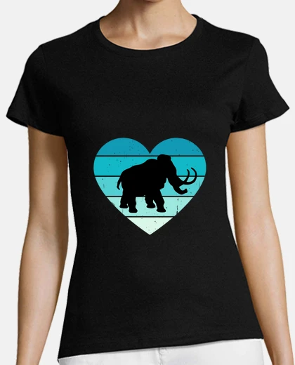 Playera i love mammoths stone age prehistoric