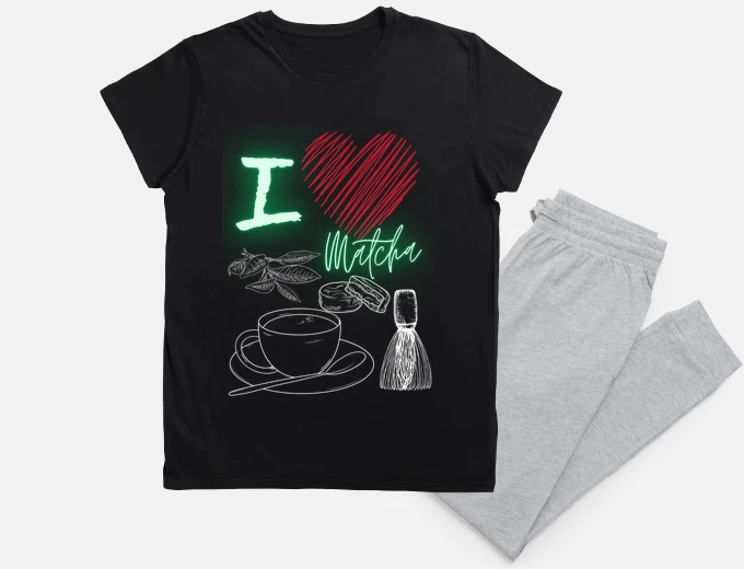 Pyjama i love matcha