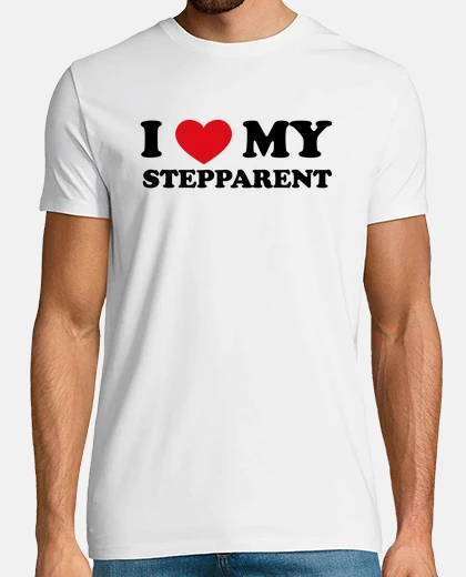 Tee-shirt i love mon beau-parent
