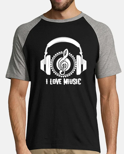 Camiseta I LOVE MUSIC