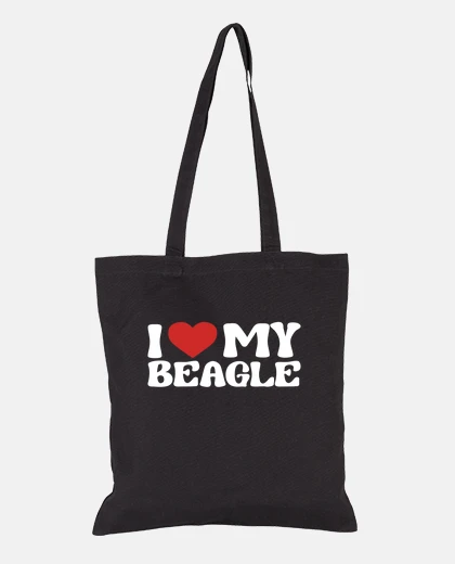 Bag I Love My Beagle Funny Valentines Dog