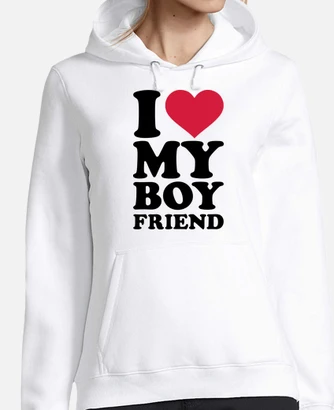 I love my boyfriend hoodie tostadora
