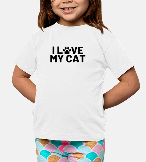 Kids i love my cat