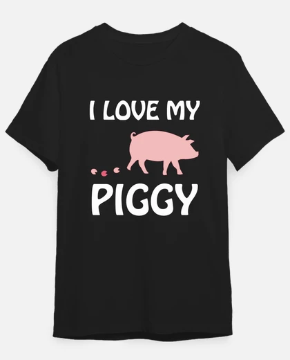 piggs Tシャツ　XL BECAUSE I LOVE PIGGS T piggs Tシャツ XL BECAUSE I LOVE PIGGS T I LOVE PIGS Unisex T