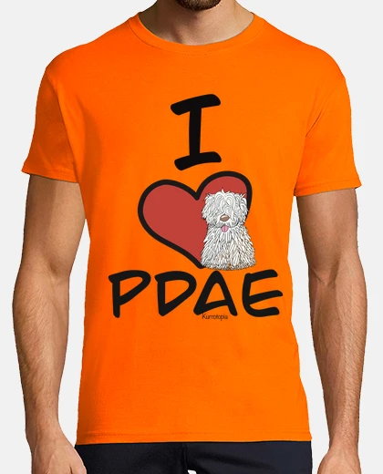Camiseta I love PDAE blanco
