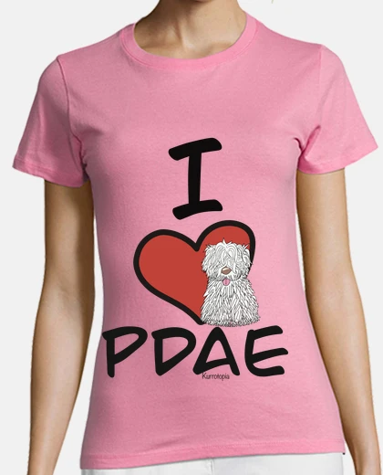 Camiseta I love PDAE blanco