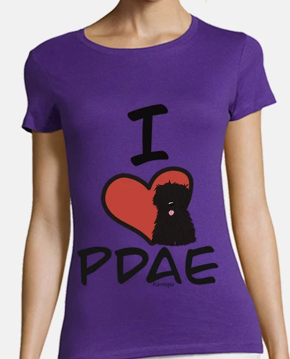Camiseta I love PDAE negro