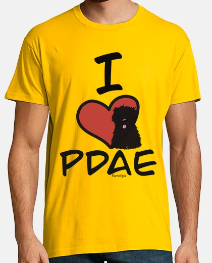 Camiseta I love PDAE negro