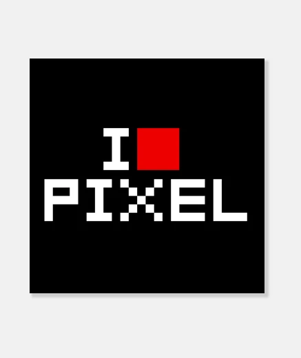 Wall i love pixel