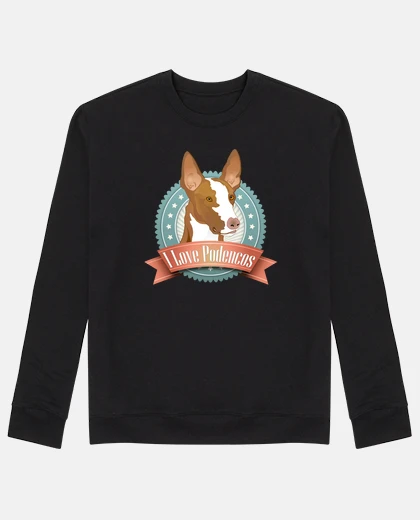 Sudadera i love podencos