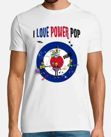 Camiseta I love Power Pop - Cb