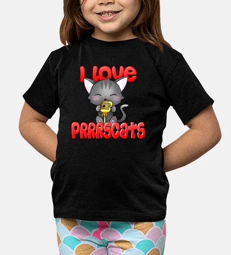 Ropa I LOVE PRRRSCATS - Camiseta manga corta niño