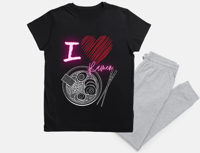 Pajama i love ramen
