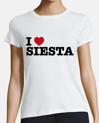 Playera I love siesta