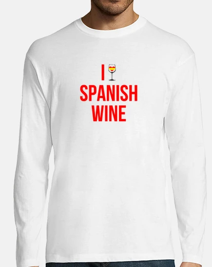 Camiseta I Love Spanish Wine - M/L