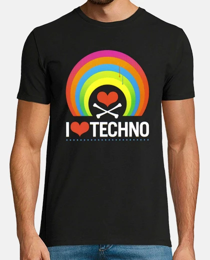 Camiseta I Love Techno