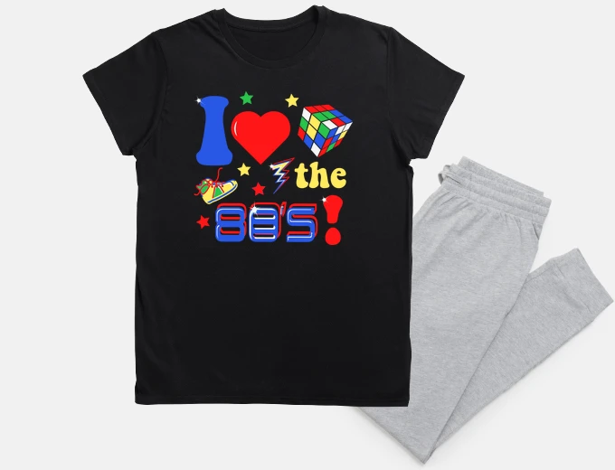 Pyjama i love the 80s