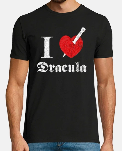 Tee-shirt I love (to kill) Dracula (blanc)