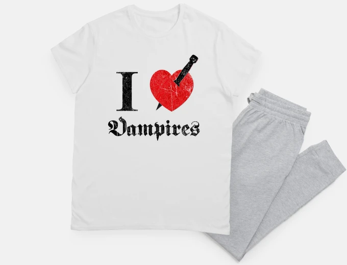 Pijama I love (to kill) Dracula (negro) 