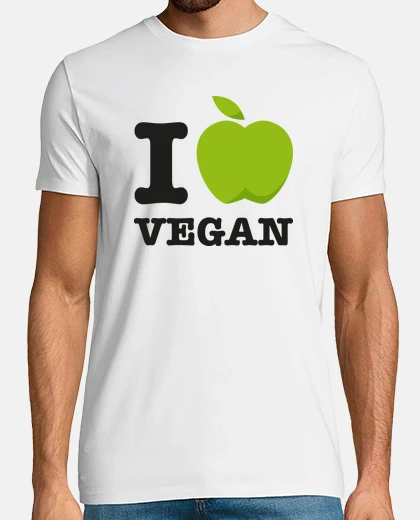 T-shirt i love vegan