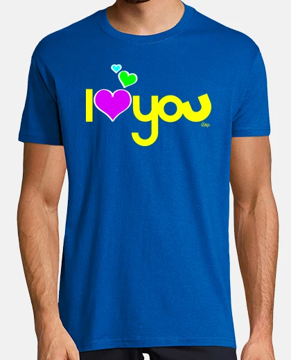 Camiseta I LOVE YOU