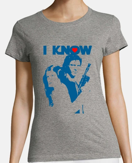 T-shirt i love you blu