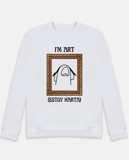 Sudadera i m art estoy harta