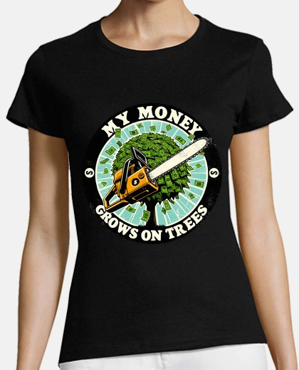 T-shirt i miei soldi crescono sugli alberi